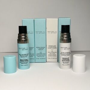 🆕 4 pc MATTER OF FACT Brightening + Firming Serum & Hydrating B5 Moisturizer Set